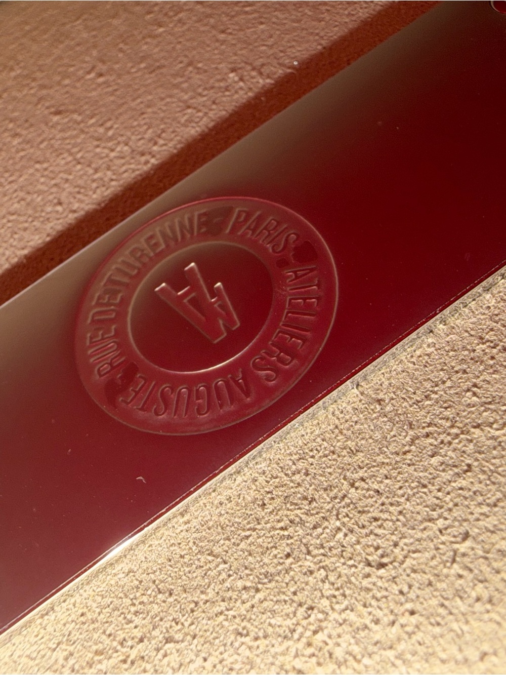 Ateliers Auguste Alma Red Leather Bag - Picture 5 of 5